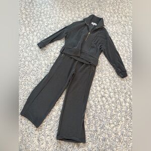 Women’s Vintage Havana Black and Gray Striped Matching Set